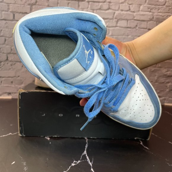 Size 10.5 - Jordan 1 Retro Alpha White University Blue (2007) - Picture 6 of 7